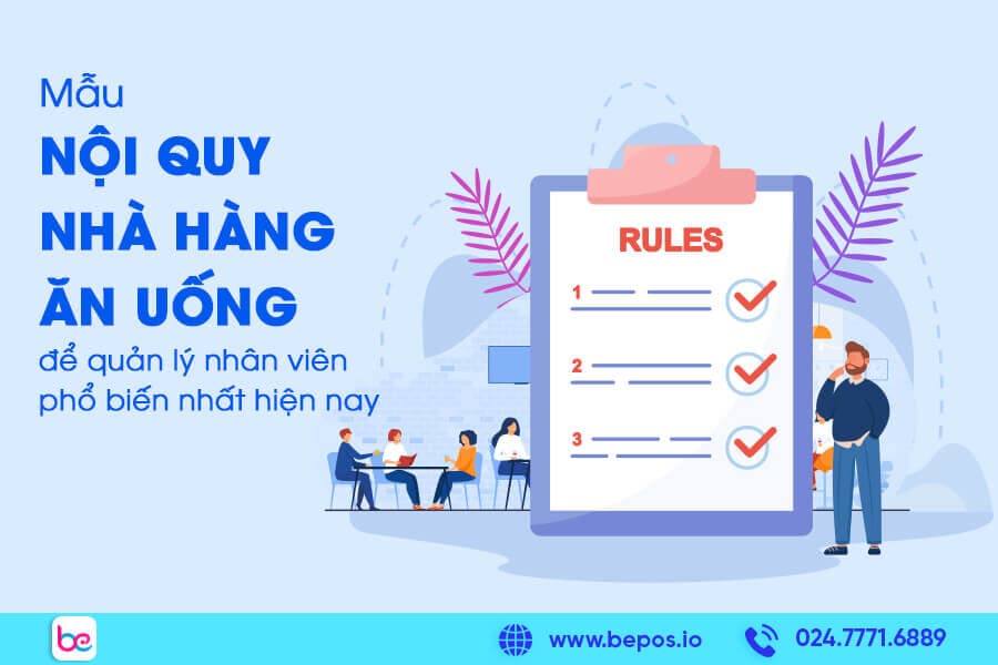Mẫu nội quy nhà hàng ăn uống