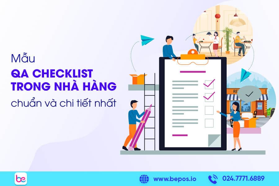 Mẫu QA checklist trong nhà hàng
