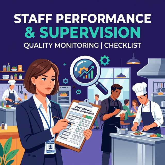 Staff Observation Checklist