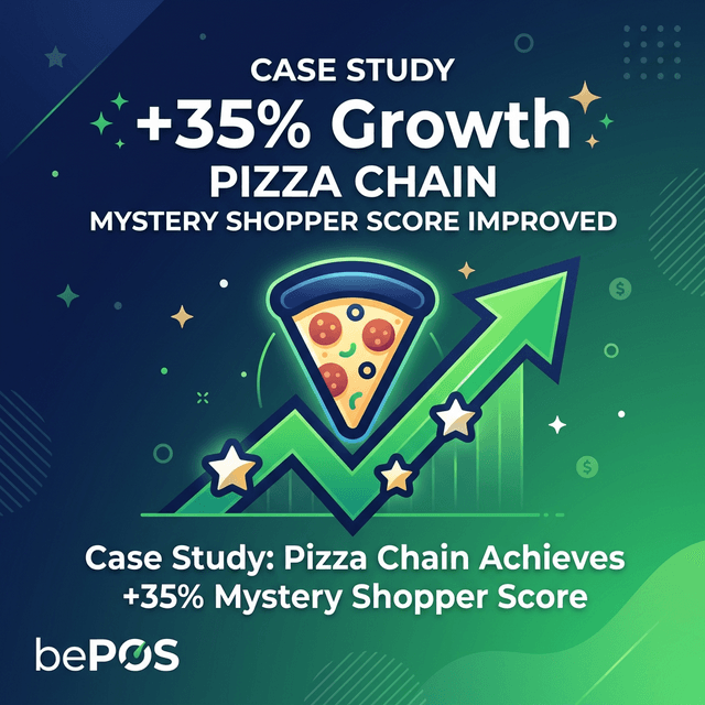 Case Study Pizza Chain Mystery Shopper - bePOS