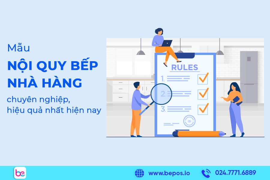 Mẫu nội quy bếp nhà hàng