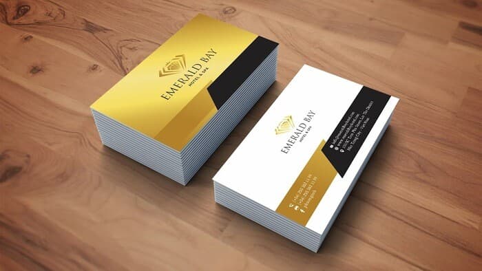 Thiết Kế Mẫu Card Visit đẹp Emerald Bay