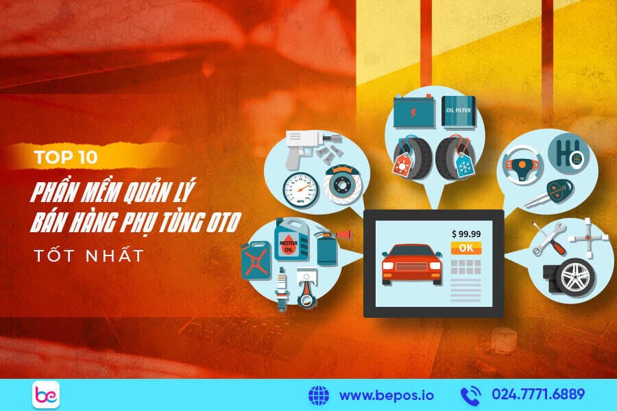 Phần mềm quản lý bán hàng phụ tùng ô tô