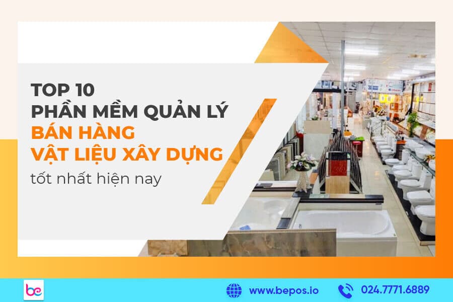 Phần mềm quản lý bán hàng xây dựng