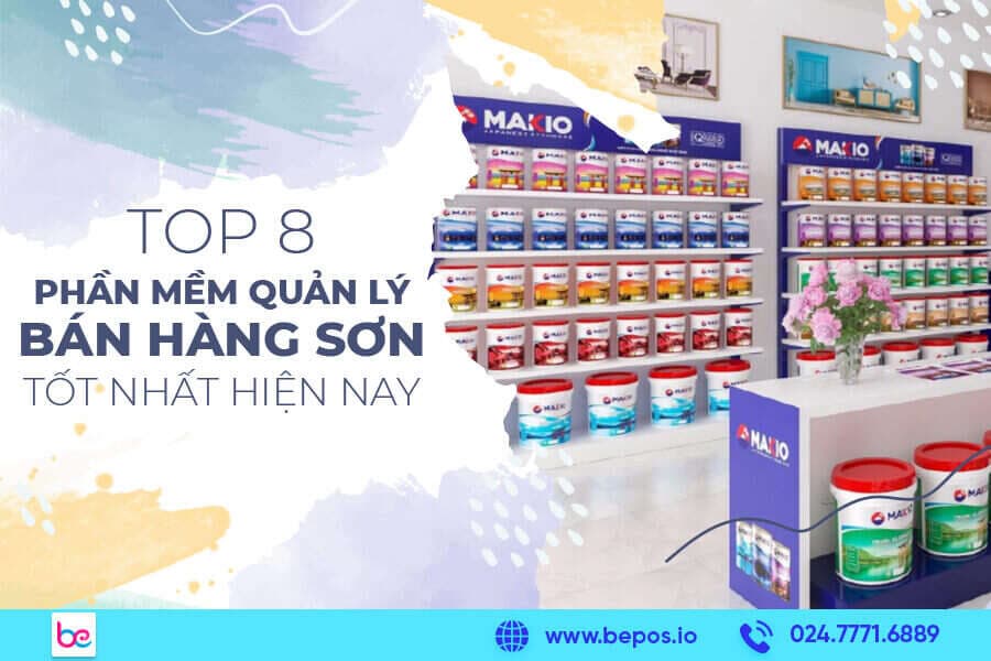 Phần mềm quản lý bán hàng sơn