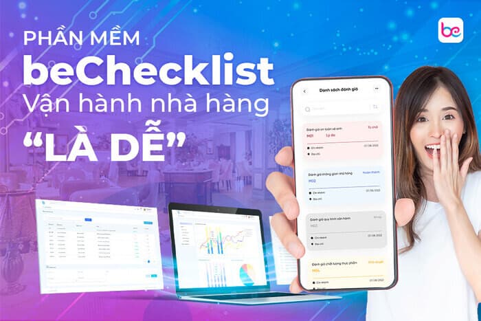 Phần mềm beChecklist giúp quản lý an ninh nhà hàng