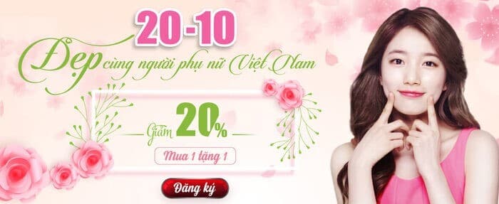 Chương trình 20/10 cho spa giảm giá