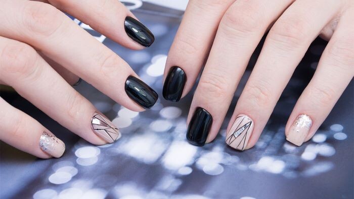 50 Stunning Black Acrylic Nail Designs