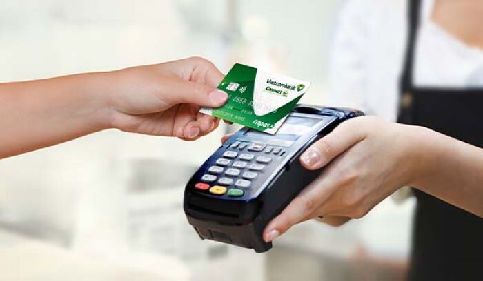 Thẻ thanh toán không tiếp xúc của ngân hàng Vietcombank