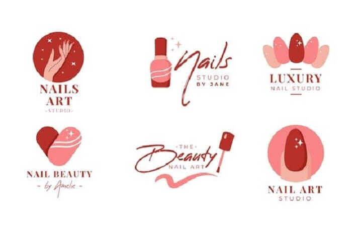 100 Mẫu logo làm đẹp mỹ phẩm spa nail