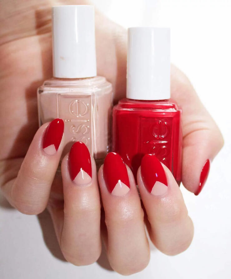 red-nail-design