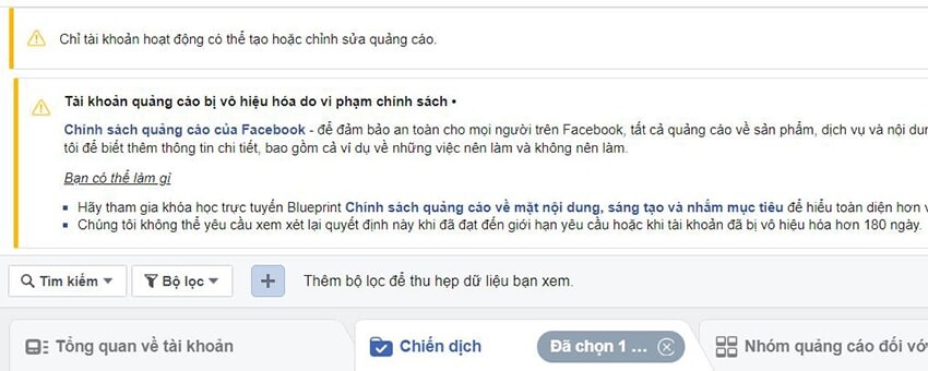 tai-khoan-quang-cao-facebook-ads-bi-khoa-vi-pham-chinh-sach-cong-dong