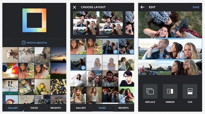 Layout from Instagram là app cắt ảnh thông dụng 