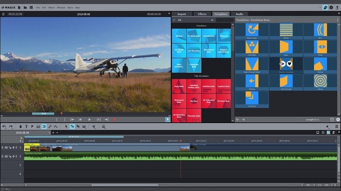 Phần mềm cắt video chuyên nghiệp Magix Movie Edit Pro có khả năng cắt video nhanh chóng