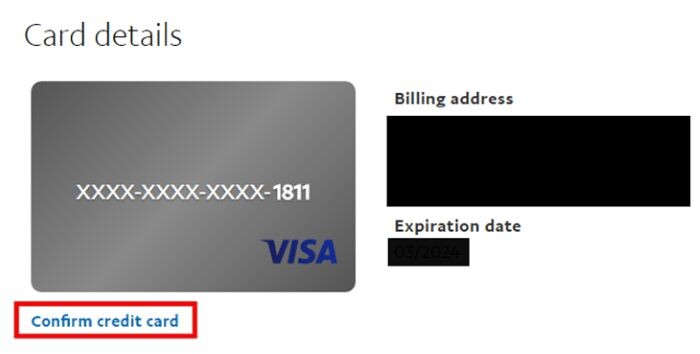 Cách xác thực thẻ Visa - Bước 4