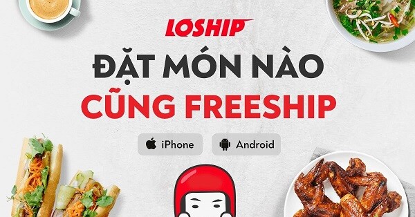 Loship là một app đặt đồ ăn nhanh và tiện lợi