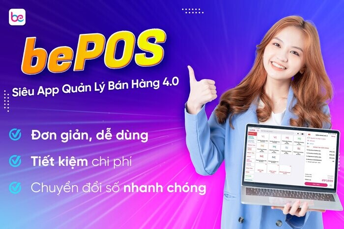 Phần mềm bePOS hỗ trợ hệ thống bán hàng 