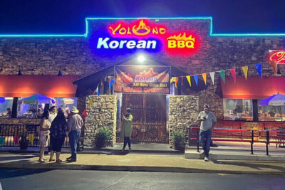 Mẫu nhà hàng 2 tầng Hàn Quốc