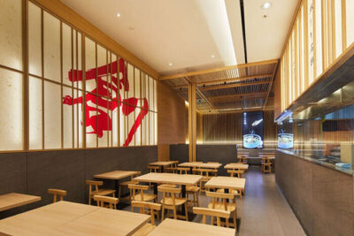 Thiết kế nhà hàng mỳ Nhật Bản