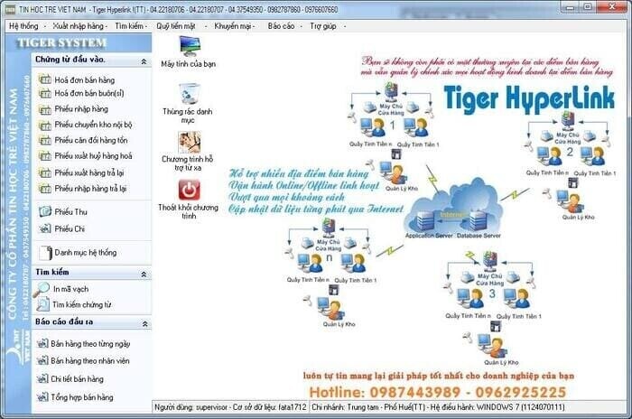 Phần mềm bán hàng offline Tiger