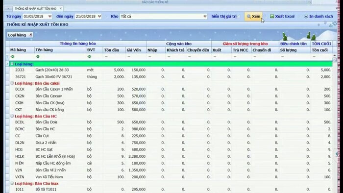 Phần mềm quản lý bán hàng điện nước Mekong Soft
