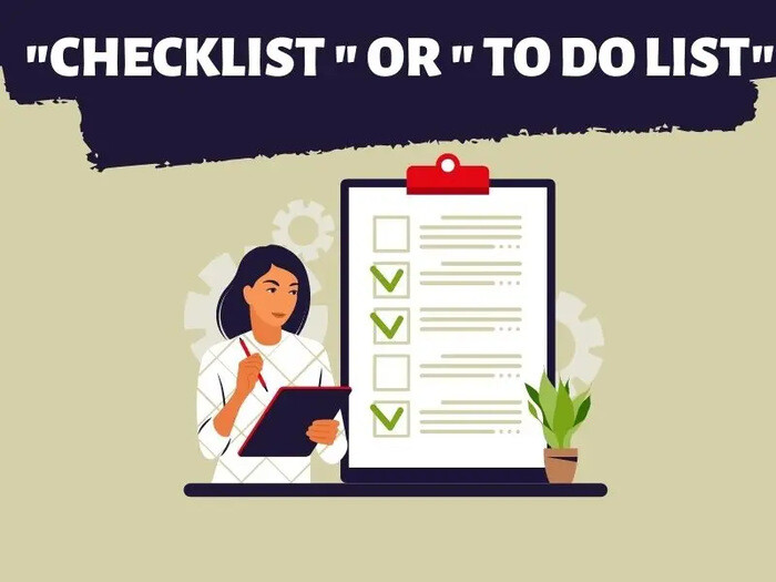 Checklist và To do list khác nhau như thế nào