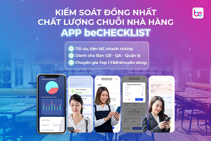 app-bechecklist-giup-so-hoa-quy-trinh-kiem-tra-chat-luong-dich-vu-nha-hang