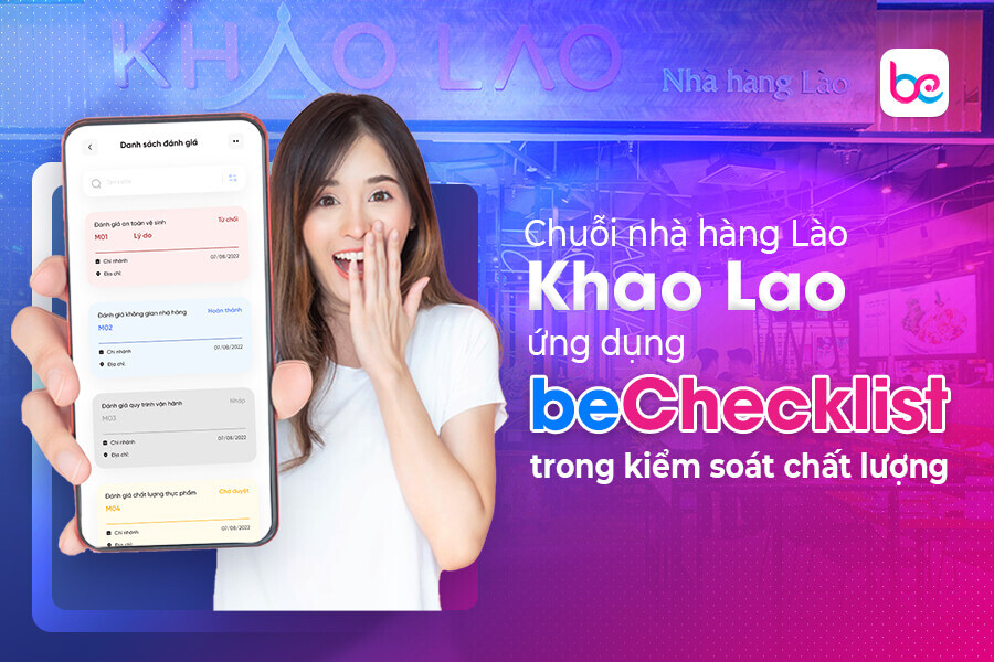 Khao Lao áp dụng beChecklist