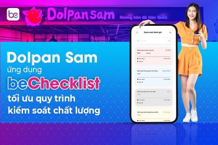Dolpan Sam ứng dụng beChecklist
