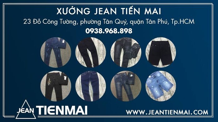 Xưởng may quần Jeans giá rẻ Tiến Mai