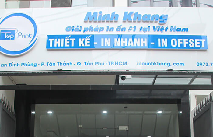 Bảng hiệu quảng cáo Minh Khang