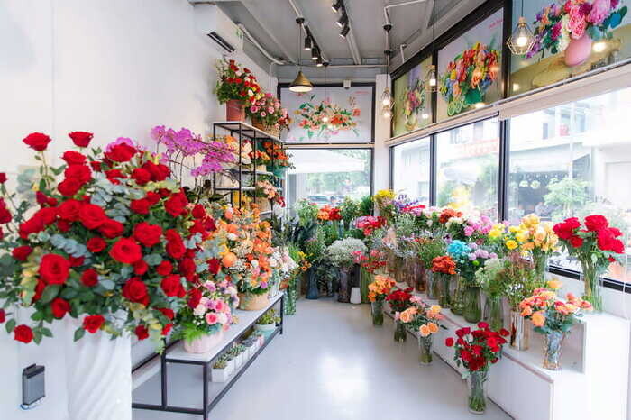 Mở cửa hàng hoa tươi
