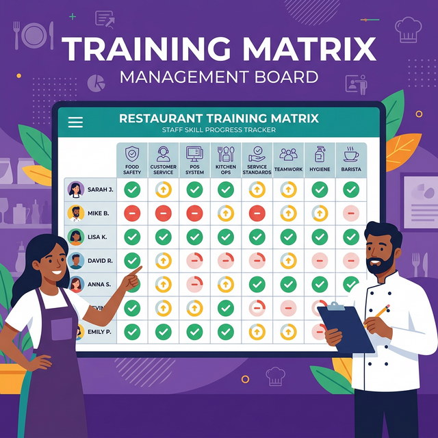 Training Matrix Board