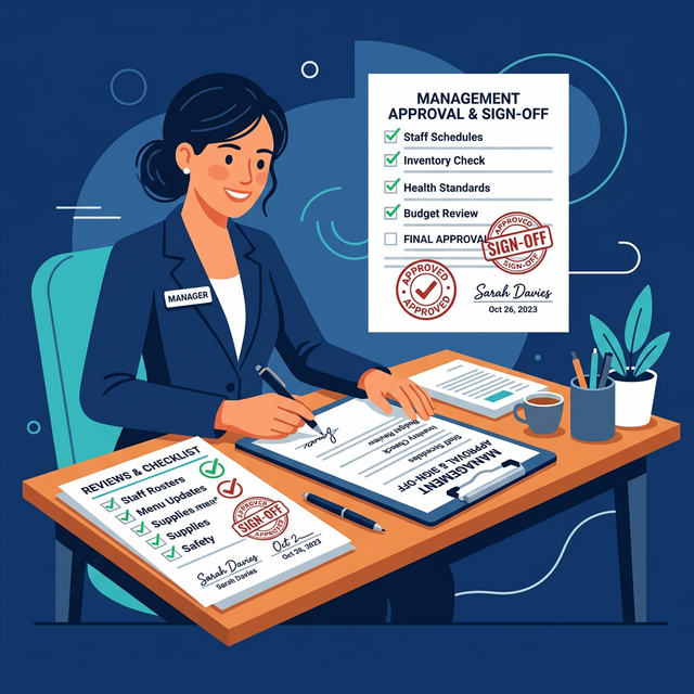 Manager Sign-Off Approval