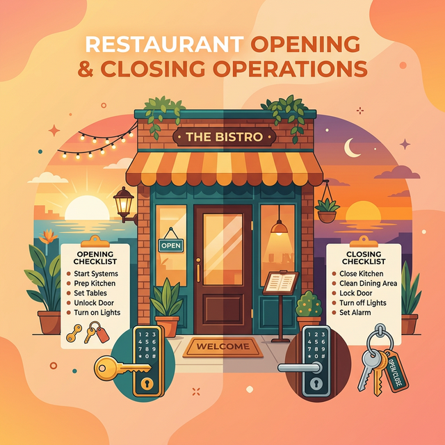 Opening Closing Checklist