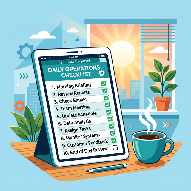 Daily Operations Checklist